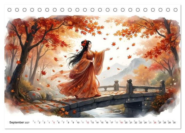 Produktbild: Zw&ouml;lf Farben der Stille (Tischkalender 2027 DIN A5 quer), CALVENDO Monatskalender
