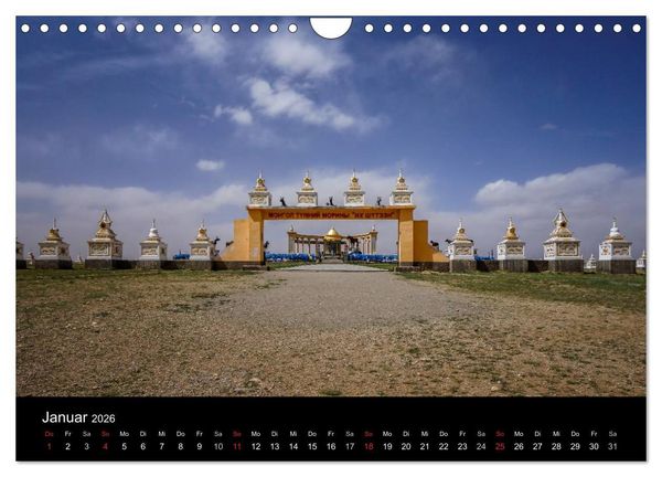 Produktbild: Mongolei - Zwischen Mittelalter und Moderne (Wandkalender 2026 DIN A4 quer), CALVENDO Monatskalender