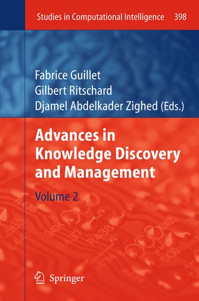 Produktbild: Advances in Knowledge Discovery and Management