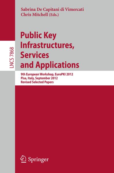 Produktbild: Public Key Infrastructures, Services and Applications