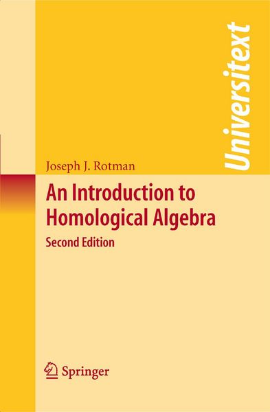 Produktbild: An Introduction to Homological Algebra