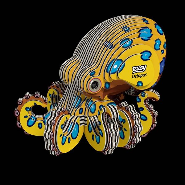 Produktbild: EUGY - 3D Bastelset Oktopus