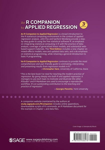 Produktbild: An R Companion to Applied Regression