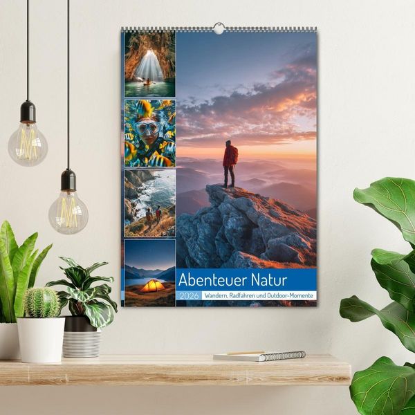 Produktbild: Abenteuer Natur (Wandkalender 2026 DIN A2 hoch), CALVENDO Monatskalender