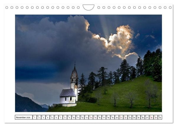 Produktbild: S&uuml;dtirol - Das Gadertal und seine Naturparks (Wandkalender 2026 DIN A4 quer), CALVENDO Monatskalender