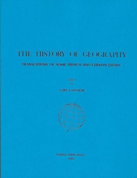 Produktbild: The History of Geography