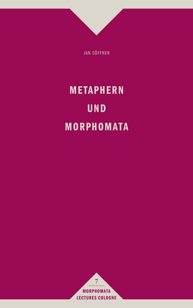 Produktbild: Metaphern und Morphomata
