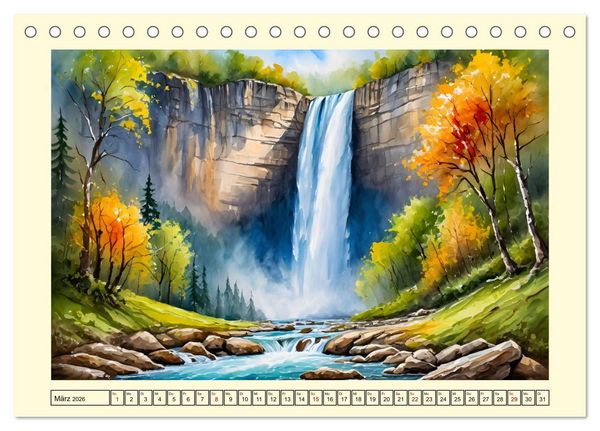 Produktbild: Reise durch Ungarn (Tischkalender 2026 DIN A5 quer), CALVENDO Monatskalender
