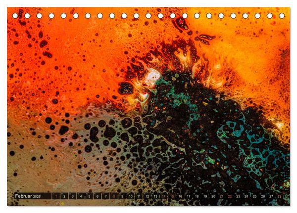 Produktbild: Fotografische Malereien (Tischkalender 2026 DIN A5 quer), CALVENDO Monatskalender