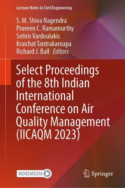 Produktbild: Select Proceedings of the 8th Indian International Conference on Air Quality Management (IICAQM 2023)