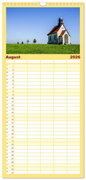 Produktbild: Familienplaner 2026 - Der Zauber des Bodensees mit 5 Spalten (Wandkalender, 21 x 45 cm) CALVENDO