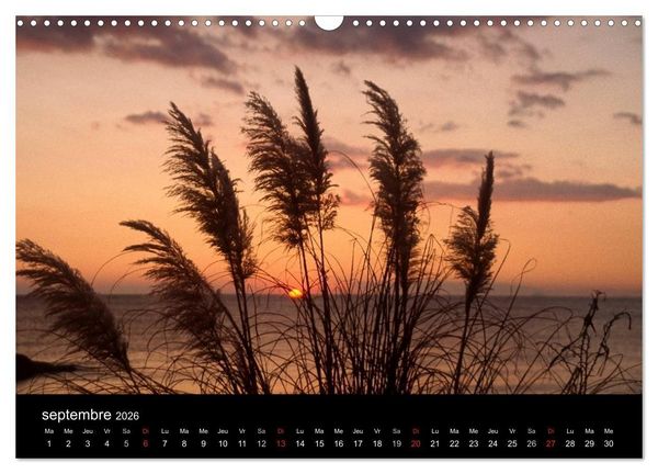Produktbild: Couchers de soleil (Calendrier mural 2026 DIN A3 vertical), CALVENDO calendrier mensuel