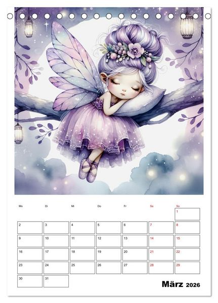 Produktbild: Schlummernde Magie (Tischkalender 2026 DIN A5 hoch), CALVENDO Monatskalender
