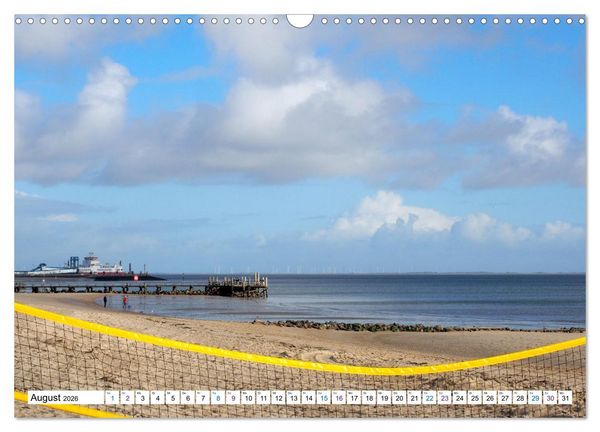 Produktbild: F&ouml;hr - Wasser Landschaft Wind und Meer (Wandkalender 2026 DIN A3 quer), CALVENDO Monatskalender
