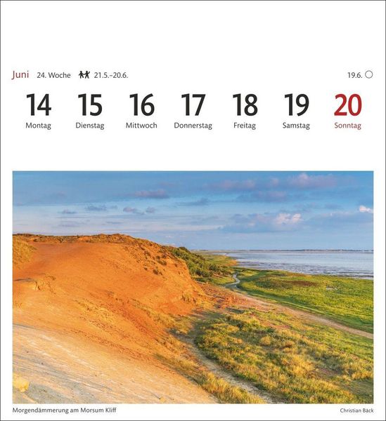 Produktbild: Sylt Sehnsuchtskalender 2027 - Wochenkalender mit 53 Postkarten