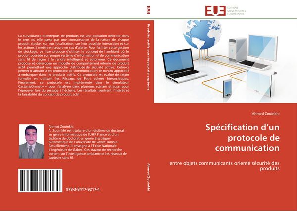 Produktbild: Sp&eacute;cification d'un protocole de communication