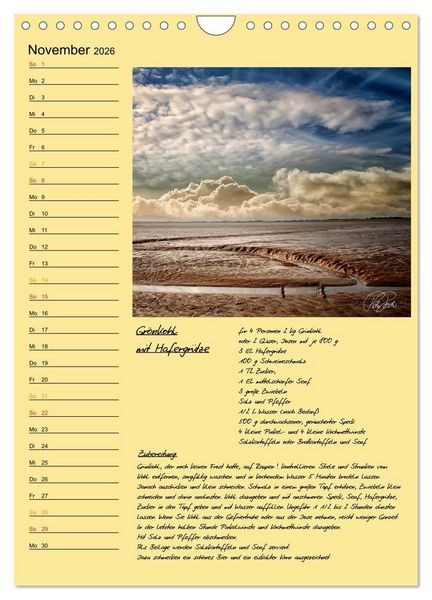 Produktbild: Ostfriesland - Appetit auf mehr / Geburtstagskalender (Wandkalender 2026 DIN A4 hoch), CALVENDO Monatskalender