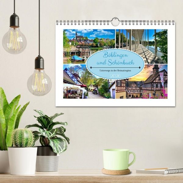 Produktbild: B&ouml;blingen und Sch&ouml;nbuch (Wandkalender 2026 DIN A4 quer), CALVENDO Monatskalender