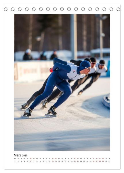 Produktbild: Wintersport Adrenalin (Tischkalender 2027 DIN A5 hoch), CALVENDO Monatskalender