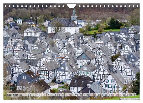 Produktbild: Freudenberg Impressionen (Wandkalender 2026 DIN A4 quer), CALVENDO Monatskalender