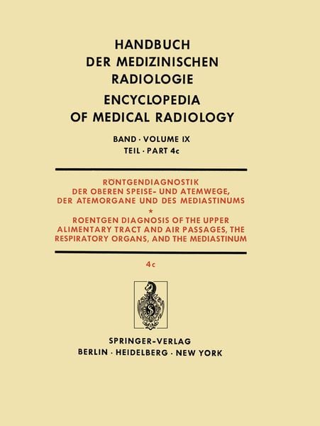 Produktbild: Schulze, W: R&ouml;ntgendiagnostik der Oberen Speise- und Atemweg