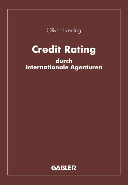 Credit Rating durch internationale Agenturen