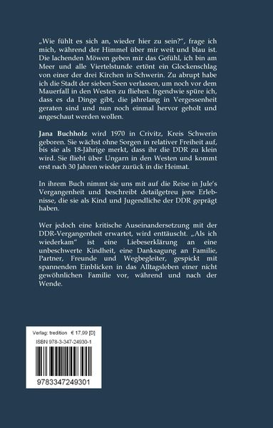 Produktbild: Als ich wiederkam - Heimatgef&uuml;hle, Familie, Freunde und Ostalgie nach 30 Jahren Abwesenheit