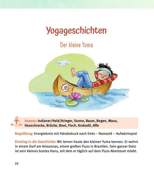 Produktbild: 12 Kinderyoga-Mitmachgeschichten