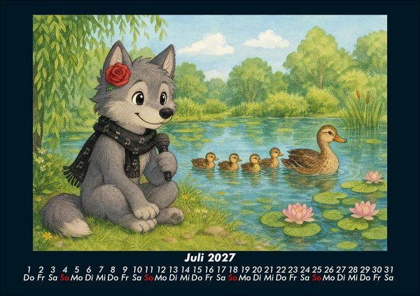 Produktbild: Rose entdeckt Tiere im Winter 2027 Fotokalender DIN A5