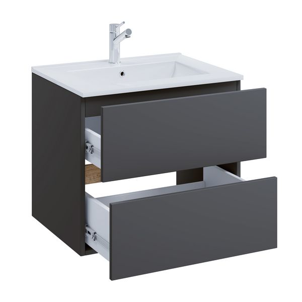 Produktbild: 2 tlg. Badm&ouml;bel-Set mit Waschbecken Cosila-I 61 cm