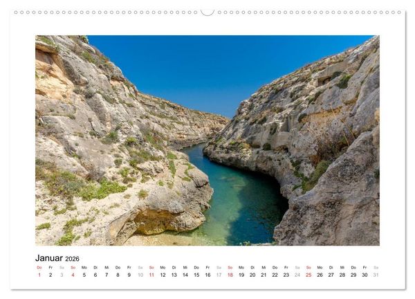 Produktbild: Magisches Malta und Gozo (hochwertiger Premium Wandkalender 2026 DIN A2 quer), Kunstdruck in Hochglanz