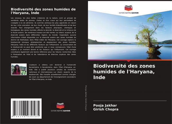 Produktbild: Biodiversit&eacute; des zones humides de l'Haryana, Inde