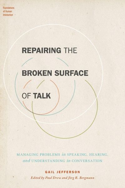 Produktbild: Repairing the Broken Surface of Talk
