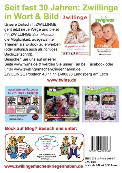 Produktbild: Zwillinge das Magazin Juli/August 2017