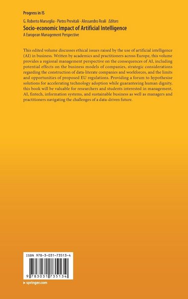 Produktbild: Socio-economic Impact of Artificial Intelligence