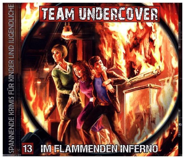 Produktbild: Team Undercover - Im flammenden Inferno, 1 Audio-CD
