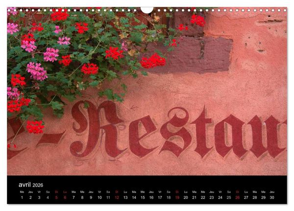 Produktbild: D&eacute;tails d'Alsace (Calendrier mural 2026 DIN A3 vertical), CALVENDO calendrier mensuel