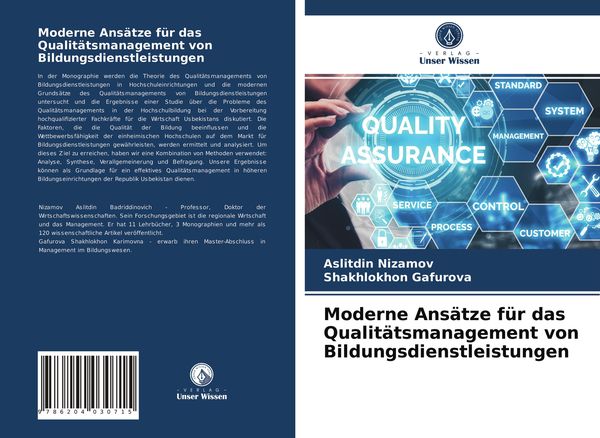 Produktbild: Moderne Ans&auml;tze f&uuml;r das Qualit&auml;tsmanagement von Bildungsdienstleistungen