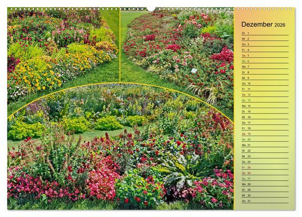 Produktbild: Bl&uuml;hende Gartenparks in Mannheim (hochwertiger Premium Wandkalender 2026 DIN A2 quer), Kunstdruck in Hochglanz