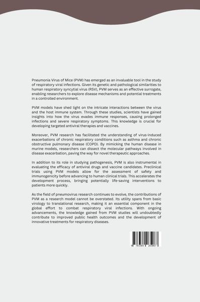 Produktbild: Understanding Pneumoviruses: The Potential of PVM as a Research Model