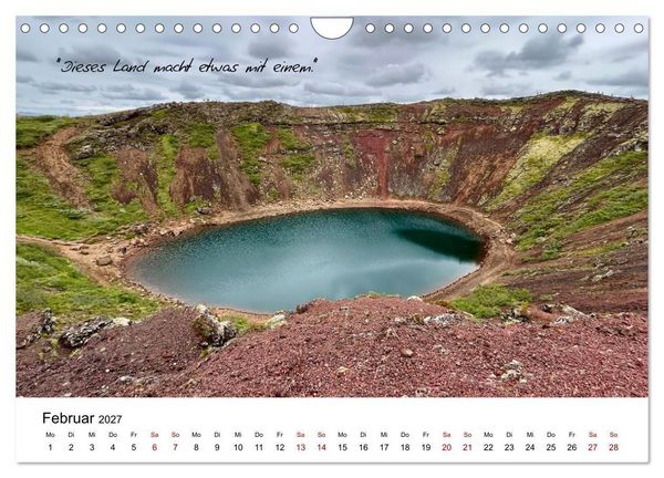 Produktbild: Islandherzen (Wandkalender 2027 DIN A4 quer), CALVENDO Monatskalender