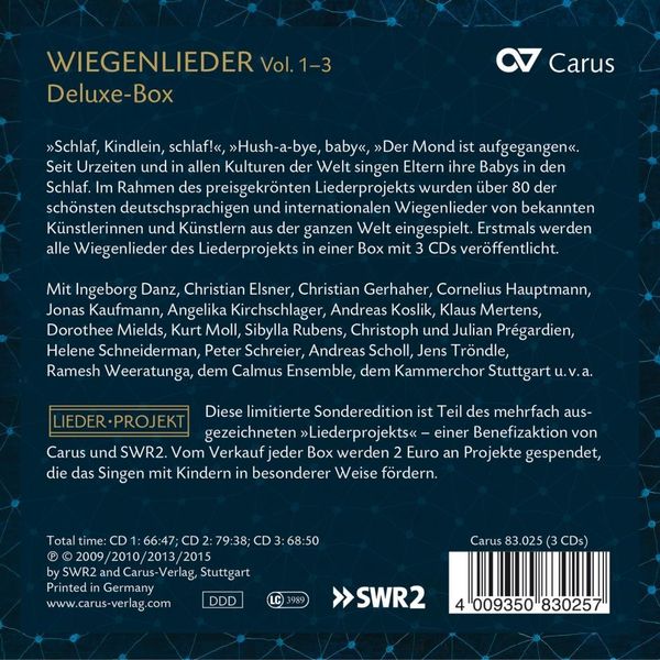 Produktbild: Various: Wiegenlieder-Box