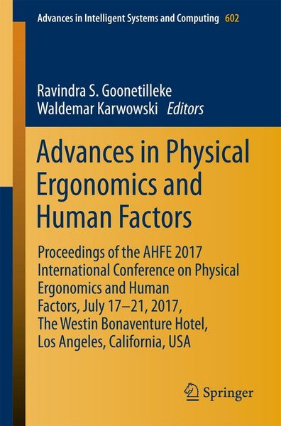 Produktbild: Advances in Physical Ergonomics and Human Factors