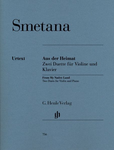 Produktbild: Bedrich Smetana - Aus der Heimat - Zwei Duette f&uuml;r Violine und Klavier