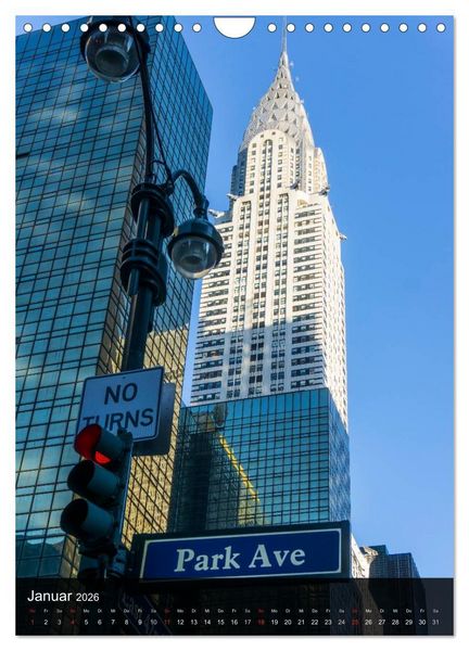 Produktbild: New York Wolkenkratzer (Wandkalender 2026 DIN A4 hoch), CALVENDO Monatskalender