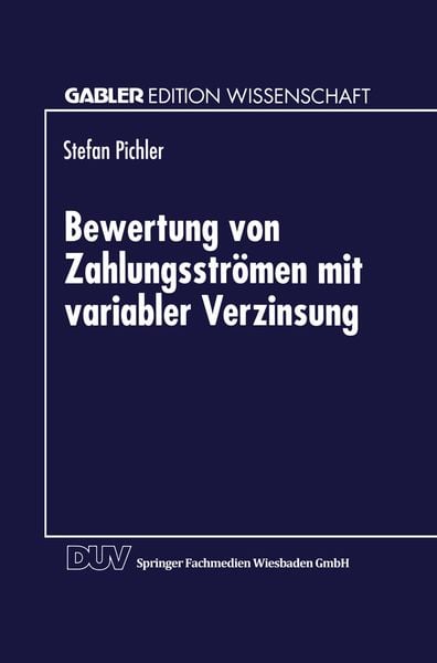 Produktbild: Bewertung von Zahlungsstr&ouml;men mit variabler Verzinsung
