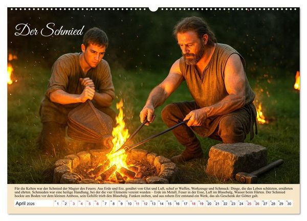 Produktbild: Von Samhain bis Beltane (Wandkalender 2026 DIN A2 quer), CALVENDO Monatskalender