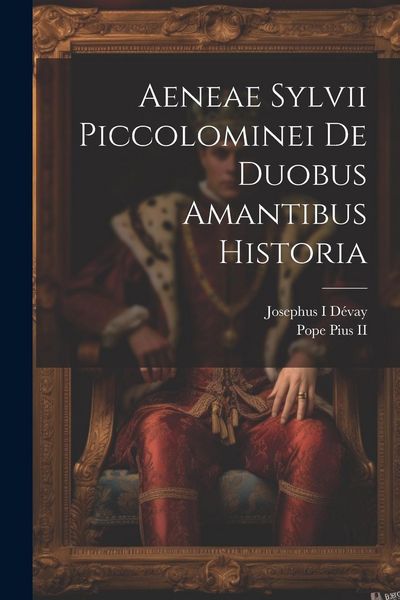 Produktbild: Aeneae Sylvii Piccolominei De duobus amantibus historia