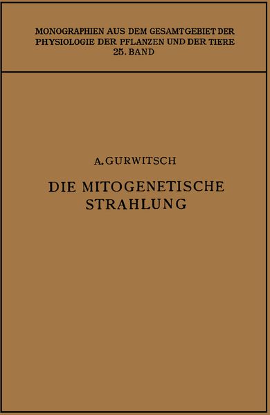 Produktbild: Die Mitogenetische Strahlung
