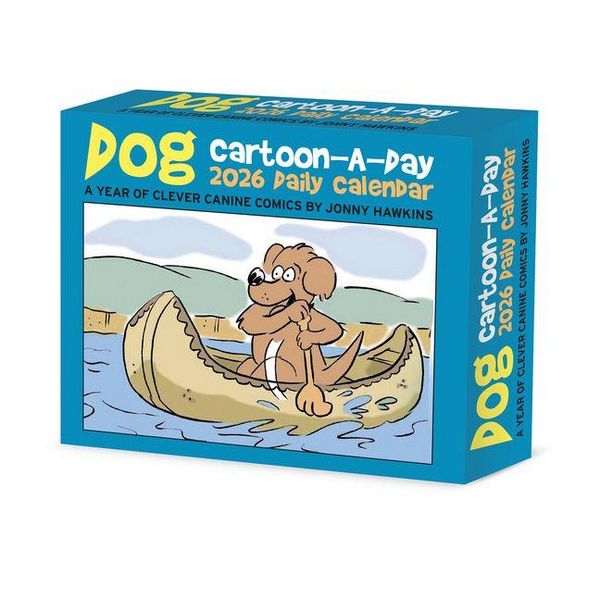 Produktbild: Dog Cartoon-A-Day by Jonny Hawkins 2026 Box Calendar